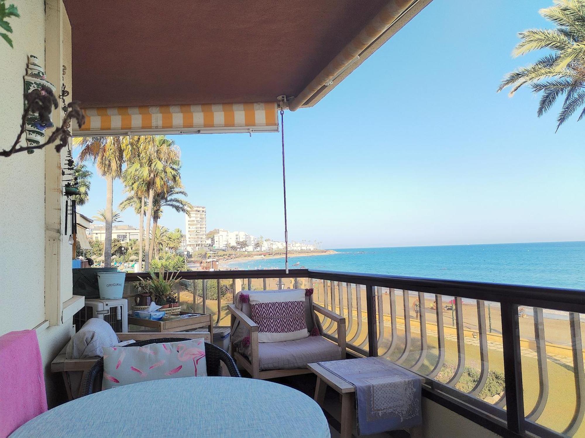 Casa Mar Apartamento Front Beach Con Wifi, Piscina, Padel Y Tenis - Lubina Del Sol Sitio de Calahonda Eksteriør billede