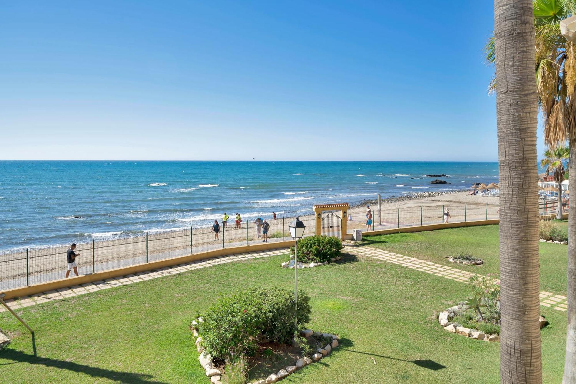 Casa Mar Apartamento Front Beach Con Wifi, Piscina, Padel Y Tenis - Lubina Del Sol Sitio de Calahonda Eksteriør billede