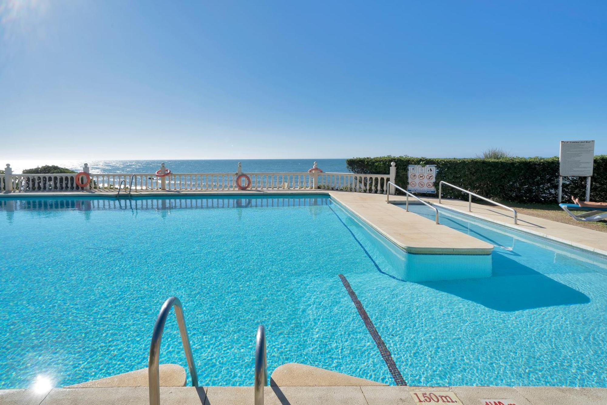 Casa Mar Apartamento Front Beach Con Wifi, Piscina, Padel Y Tenis - Lubina Del Sol Sitio de Calahonda Eksteriør billede