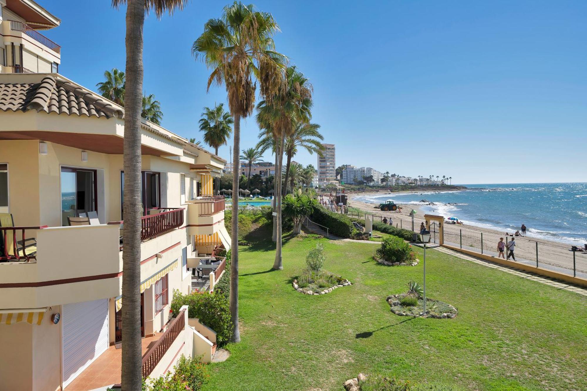 Casa Mar Apartamento Front Beach Con Wifi, Piscina, Padel Y Tenis - Lubina Del Sol Sitio de Calahonda Eksteriør billede