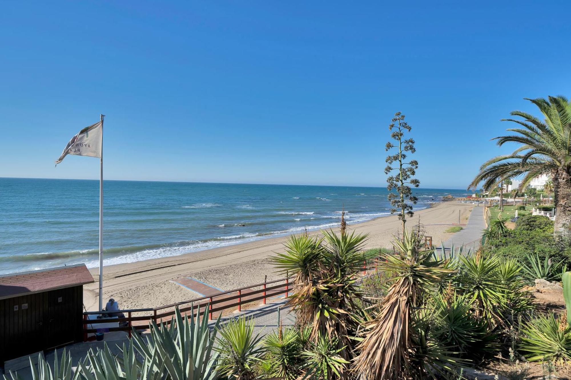 Casa Mar Apartamento Front Beach Con Wifi, Piscina, Padel Y Tenis - Lubina Del Sol Sitio de Calahonda Eksteriør billede