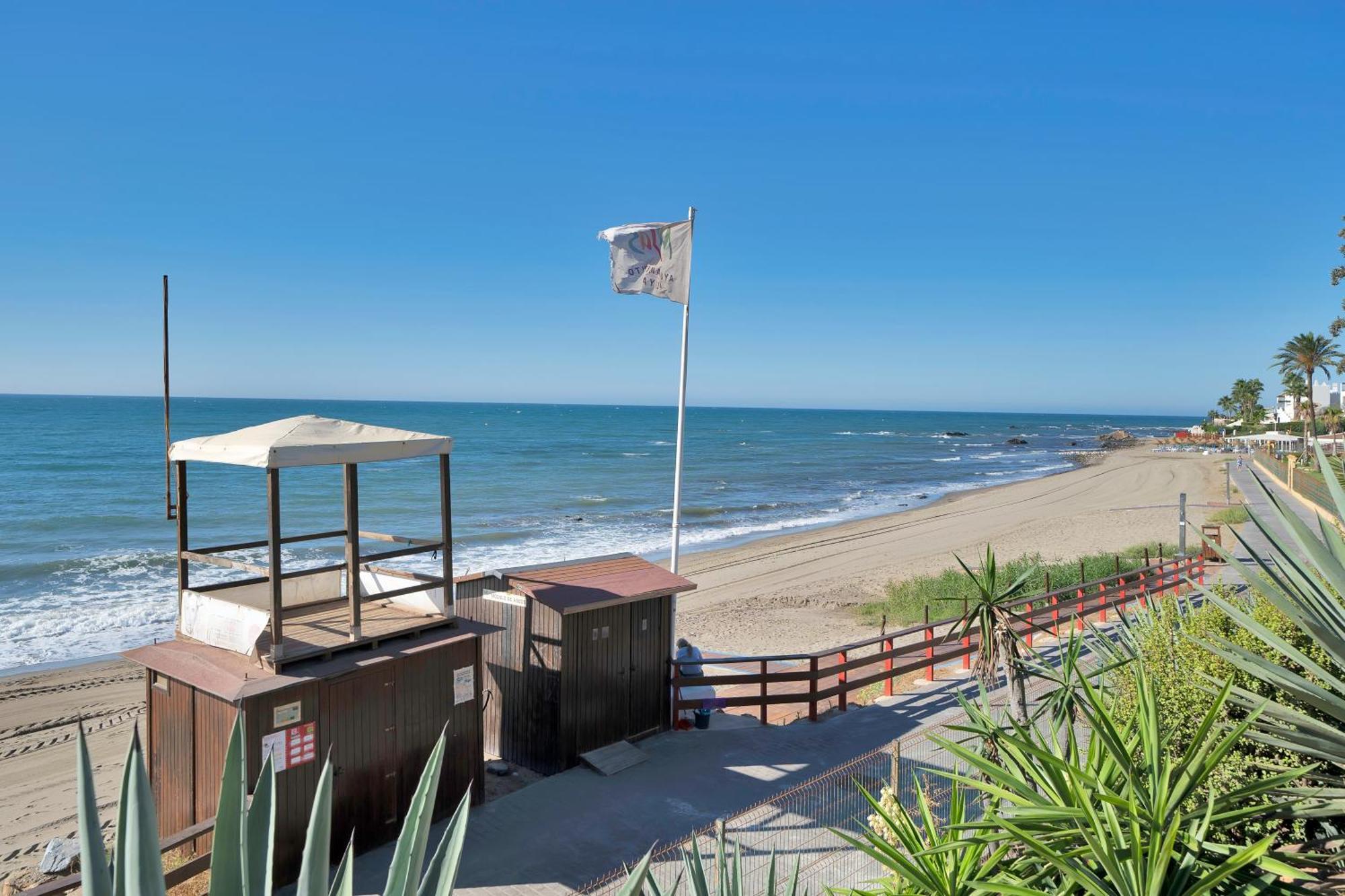 Casa Mar Apartamento Front Beach Con Wifi, Piscina, Padel Y Tenis - Lubina Del Sol Sitio de Calahonda Eksteriør billede
