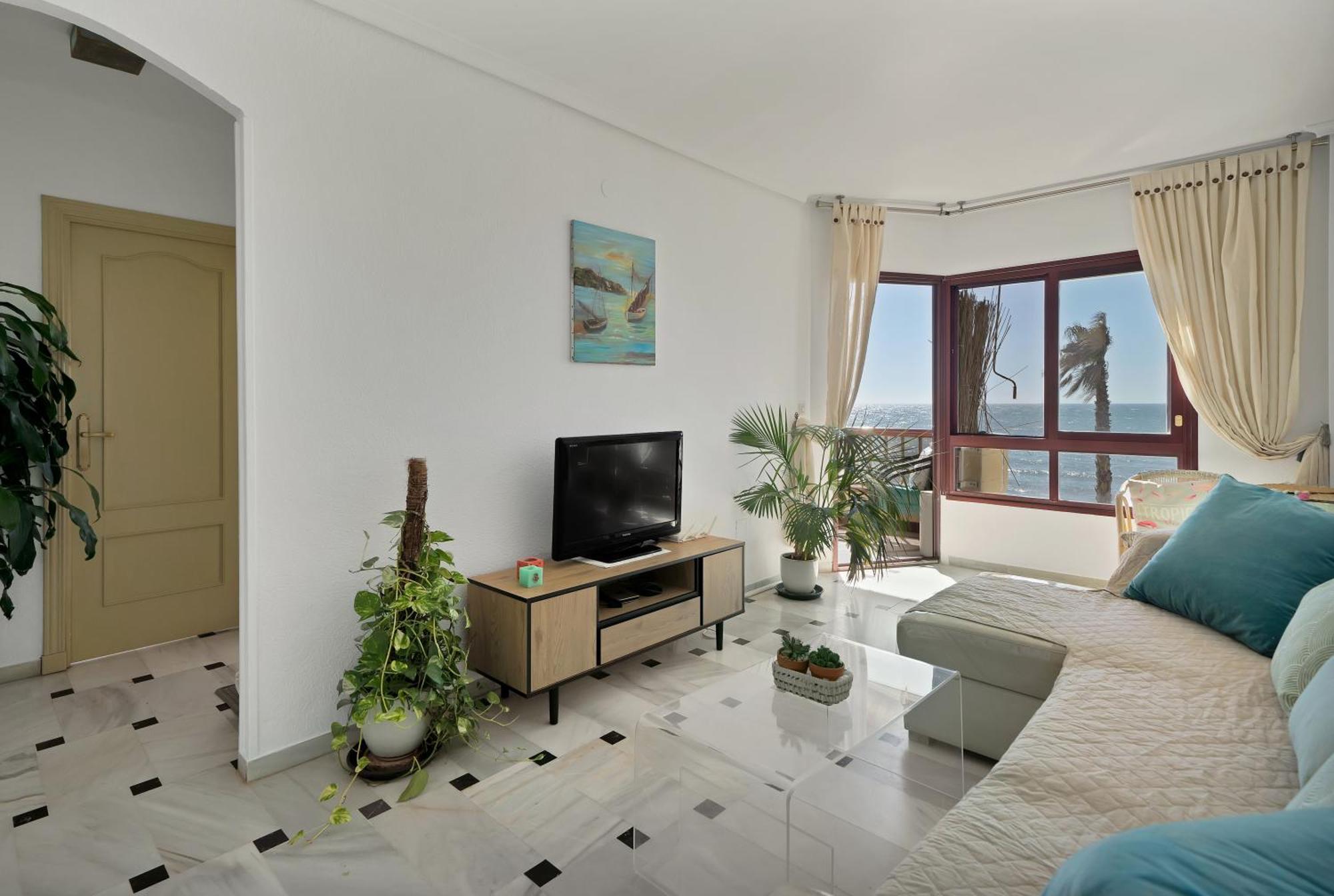 Casa Mar Apartamento Front Beach Con Wifi, Piscina, Padel Y Tenis - Lubina Del Sol Sitio de Calahonda Eksteriør billede