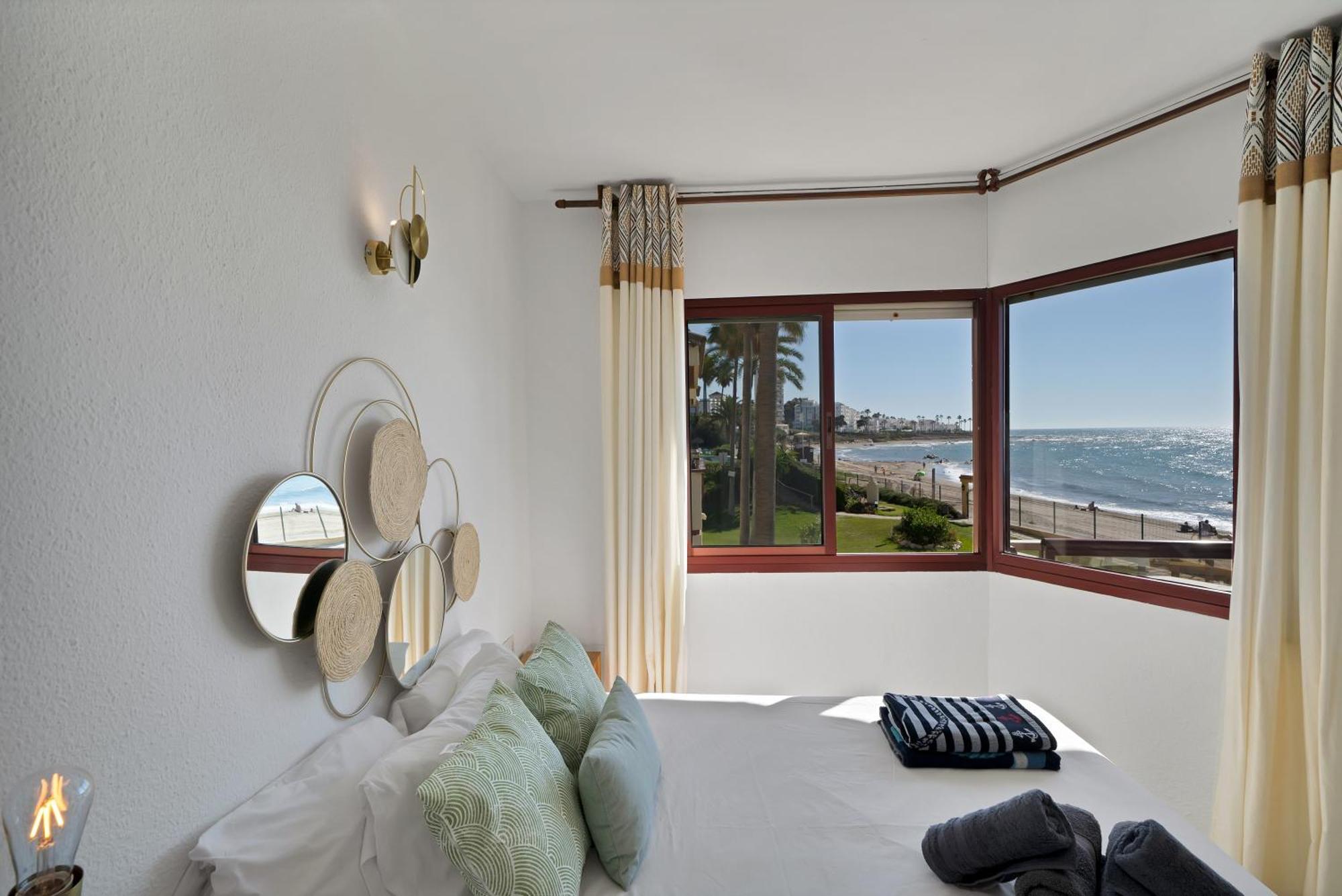 Casa Mar Apartamento Front Beach Con Wifi, Piscina, Padel Y Tenis - Lubina Del Sol Sitio de Calahonda Eksteriør billede